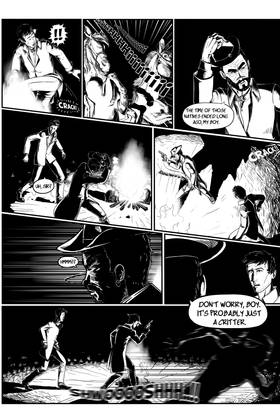 Read SHADOWS IN THE WEST | Horror Comic Short | FREE  1 Page 7 in English