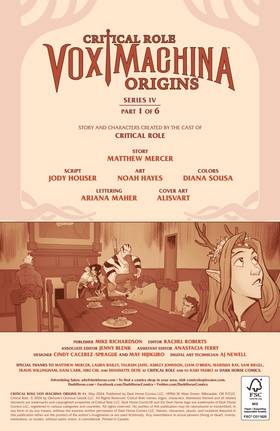 Read Critical Role: Vox Machina Origins IV  1 Page 2 in English