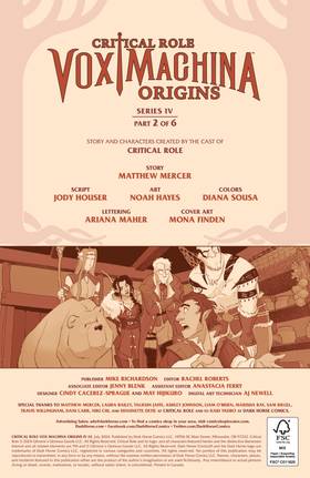 Read Critical Role: Vox Machina Origins IV  2 Page 2 in English
