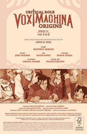 Read Critical Role: Vox Machina Origins IV  3 Page 2 in English
