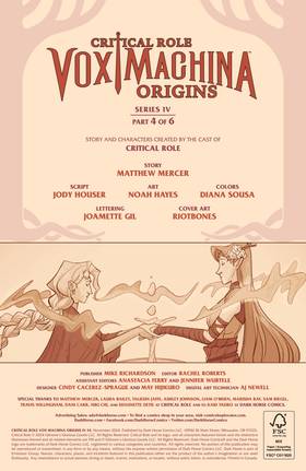 Read Critical Role: Vox Machina Origins IV  4 Page 2 in English