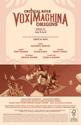 Read Critical Role: Vox Machina Origins IV  5 Page 2 in English