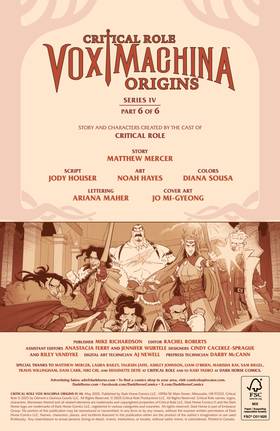 Read Critical Role: Vox Machina Origins IV  6 Page 2 in English