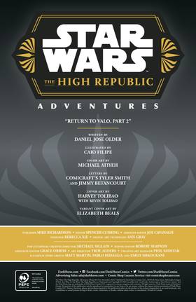 Read Star Wars: The High Republic Adventures Phase III  22 Page 2 in English