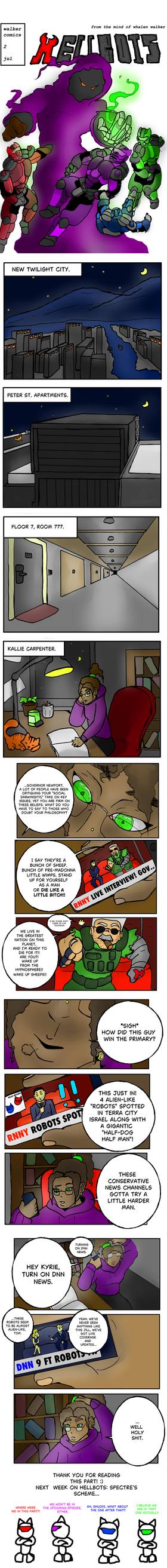 Read HellBots: Angel Slayers  6 Page 1 in English