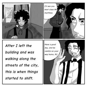 Read Stark, Chapter 0, Encounter.  1 Page 8 in English