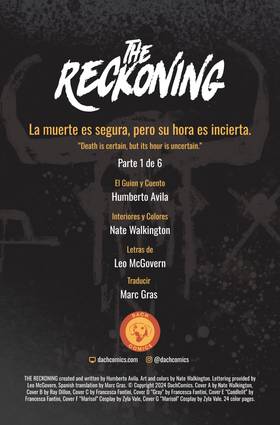 Read The Reckoning   1 Page 2 in Spanish