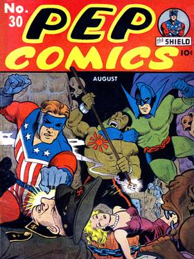 Read PEP Comics  30 Page 1 in English