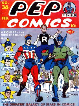 Read PEP Comics  36 Page 1 in English
