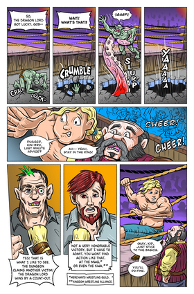 Read DUNGEON WRESTLERS  3 Page 4 in English
