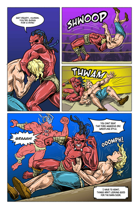 Read DUNGEON WRESTLERS  4 Page 3 in English