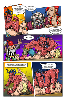 Read DUNGEON WRESTLERS  4 Page 4 in English