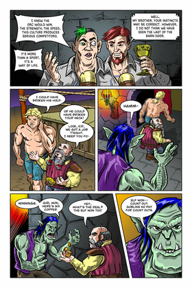 Read DUNGEON WRESTLERS  5 Page 3 in English