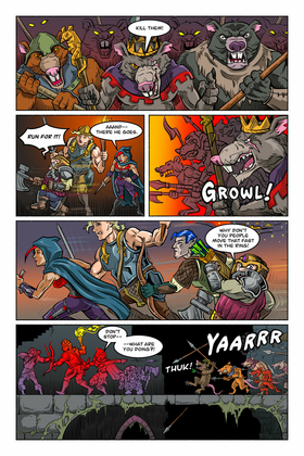 Read DUNGEON WRESTLERS  8 Page 2 in English