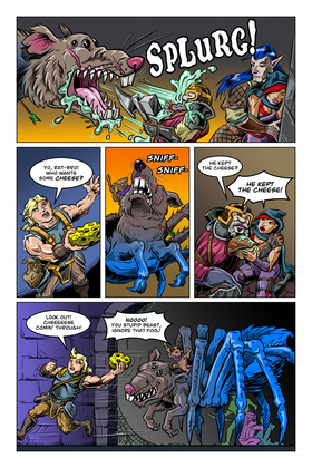 Read DUNGEON WRESTLERS  10 Page 3 in English