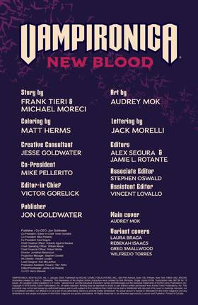 Read Vampironica: New Blood  1 Page 2 in English