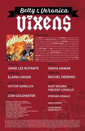 Read Betty & Veronica Vixens  10 Page 2 in English