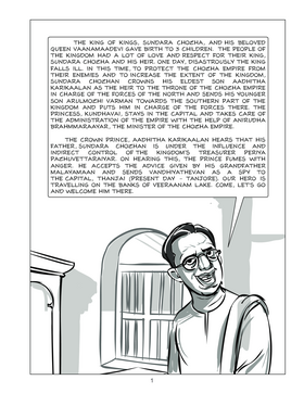 Read Kalki's Ponniyin Selvan Comics  1 Page 4 in English