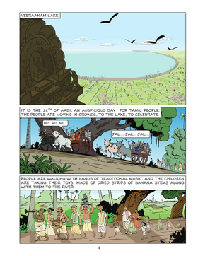 Read Kalki's Ponniyin Selvan Comics  1 Page 7 in English