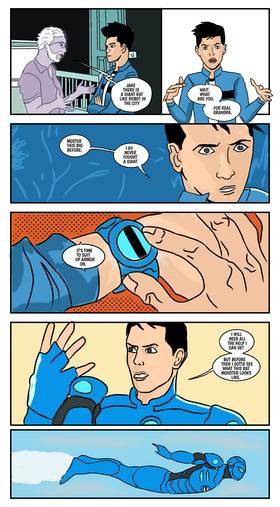 Read Deadly Adventures of Mechanical Hero  1 Page 3 in English