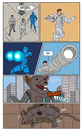 Read Deadly Adventures of Mechanical Hero  1 Page 8 in English