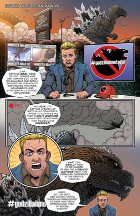 Read Godzilla Vs. America  7 Page 7 in English