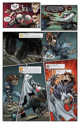 Read Teenage Mutant Ninja Turtles: Nightwatcher  4 Page 9 in English