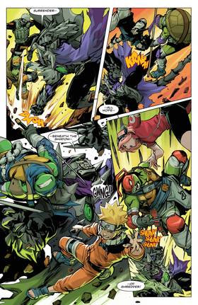 Read Teenage Mutant Ninja Turtles x Naruto  5 Page 4 in English