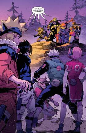 Read Teenage Mutant Ninja Turtles x Naruto  2 Page 3 in English