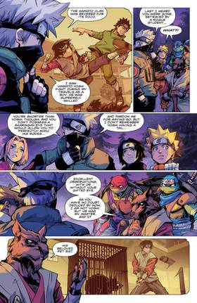 Read Teenage Mutant Ninja Turtles x Naruto  3 Page 4 in English
