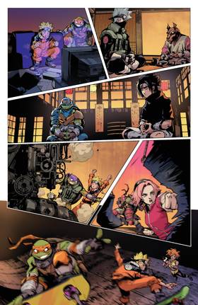 Read Teenage Mutant Ninja Turtles x Naruto  3 Page 10 in English