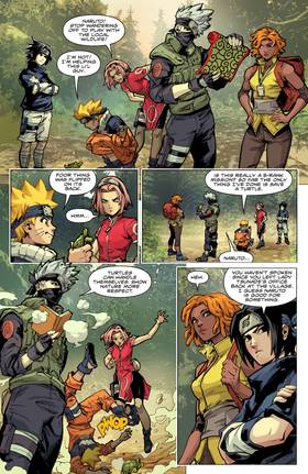 Read Teenage Mutant Ninja Turtles x Naruto  1 Page 6 in English