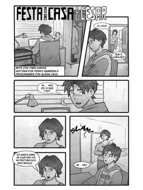 Read Festa na Casa do César  1 Page 1 in Brazilian Portuguese