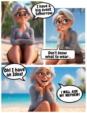 Read My Aunty At The Beach  1 Page 3 in English