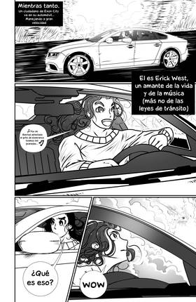 Read CRÓNICAS DEL PLURIVERSO: THE SIDEWAYS (SPINOFFS & ORIGIN STORIES OF GLITCH TIME)  3 Page 6 in Spanish