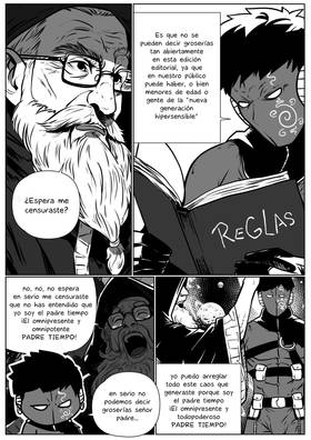 Read CRÓNICAS DEL PLURIVERSO: THE SIDEWAYS (SPINOFFS & ORIGIN STORIES OF GLITCH TIME)  4 Page 5 in Spanish