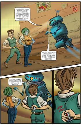 Read Cosmic Debris Issue Three  1 Page 10 in English