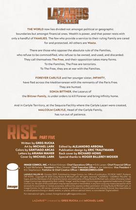 Read Lazarus: Fallen  5 Page 2 in English