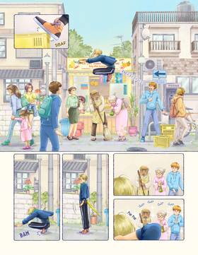 Read Typhoon Club  1 Page 5 in Spanish