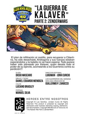 Read Guerreros del Mañana  5 Page 4 in Spanish