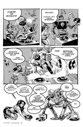 Read Wesley the Robot: First Snow  1 Page 4 in English