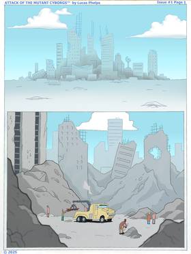 Read Attack Of The Mutant Cyborgs!  1 Page 1 in English