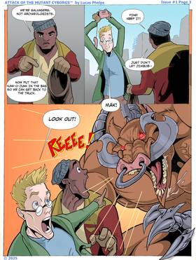 Read Attack Of The Mutant Cyborgs!  1 Page 3 in English