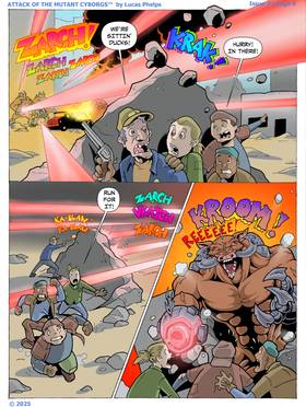 Read Attack Of The Mutant Cyborgs!  3 Page 3 in English