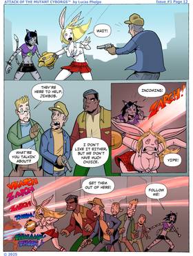 Read Attack Of The Mutant Cyborgs!  4 Page 3 in English