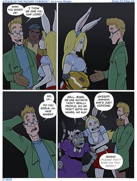 Read Attack Of The Mutant Cyborgs!  6 Page 1 in English