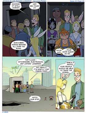 Read Attack Of The Mutant Cyborgs!  7 Page 1 in English