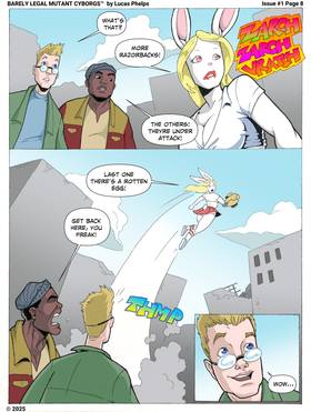 Read Barely Legal Mutant Cyborgs  3 Page 2 in English