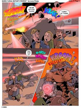 Read Barely Legal Mutant Cyborgs  3 Page 3 in English