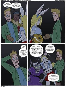 Read Barely Legal Mutant Cyborgs  6 Page 1 in English